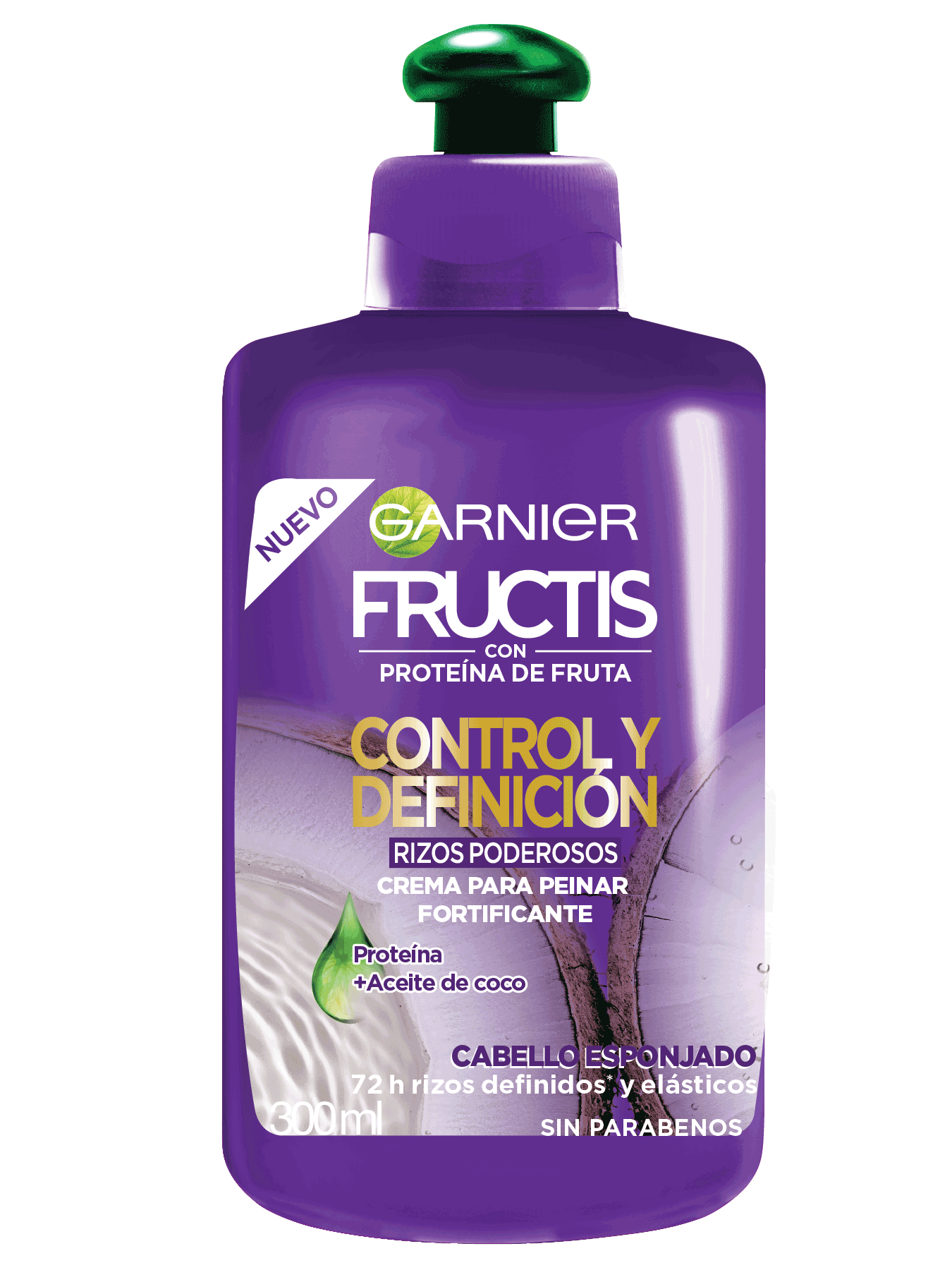 Crema Para Peinar Control y Definición Fructis  Garnier
